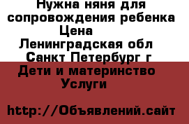 Нужна няня для сопровождения ребенка › Цена ­ 100 - Ленинградская обл., Санкт-Петербург г. Дети и материнство » Услуги   
